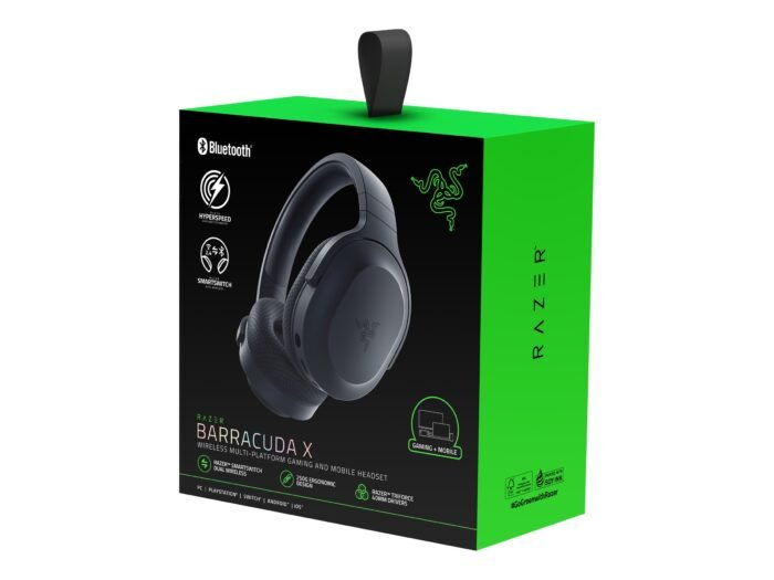 Razer Barracuda X (2022) Gaming Headset, belaidės / laidinės, On-Ear, Black