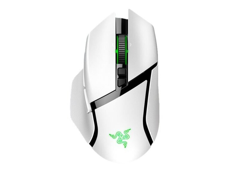 Razer Basilisk V3 Pro Gaming Mouse, belaidė, Bluetooth, White