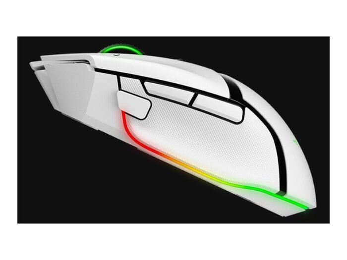 Razer Basilisk V3 Pro Gaming Mouse, belaidė, Bluetooth, White
