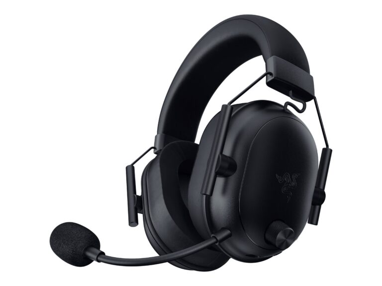 Razer BlackShark V2 HyperSpeed Gaming Headset, bevielės, Over-Ear, USB Type-A, Black