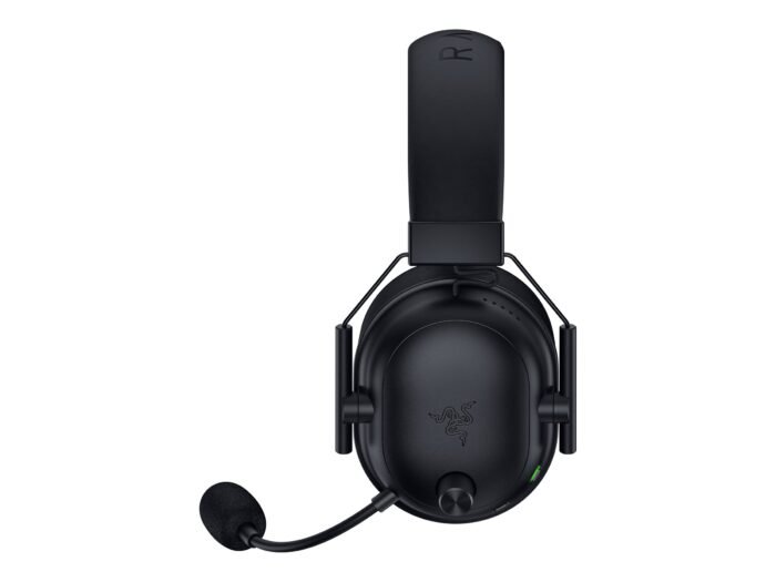 Razer BlackShark V2 HyperSpeed Gaming Headset, bevielės, Over-Ear, USB Type-A, Black