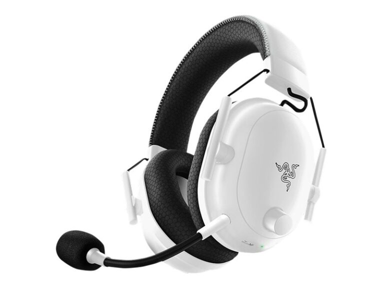 Razer BlackShark V2 Pro (2023), bevielės ausinės, Over-Ear, White
