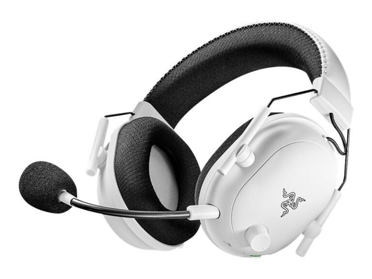 Razer BlackShark V2 Pro (2023), bevielės ausinės, Over-Ear, White