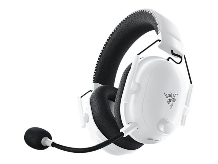 Razer BlackShark V2 Pro (2023), bevielės ausinės, Over-Ear, White