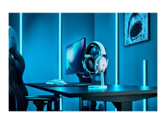 Razer BlackShark V2 Pro (2023), bevielės ausinės, Over-Ear, White