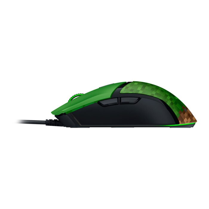 Razer Cobra Minecraft Edition žaidimų pelė, laidinė, Minecraft Edition, Black