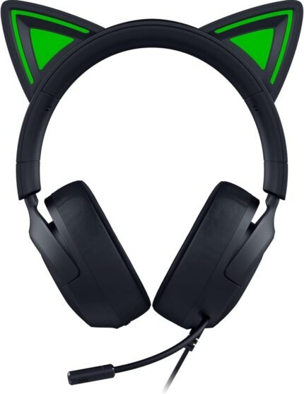 Razer Kraken Kitty V3 X Gaming Headset, laidinės, Over-Ear, su mikrofonu, Black
