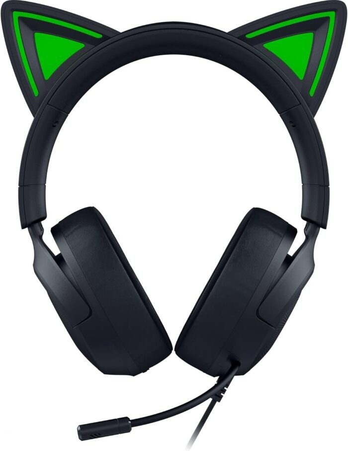 Razer Kraken Kitty V3 X Gaming Headset, laidinės, Over-Ear, su mikrofonu, Black