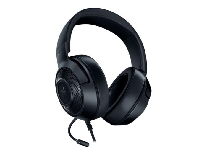 Razer Kraken X Lite Gaming Headset, laidinės, Over-Ear, su mikrofonu, Black