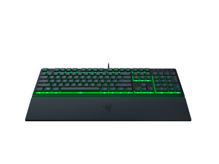 Žaidimų klaviatūra Razer Ornata V3 X ,RGB, Silent Membrane, US, Black