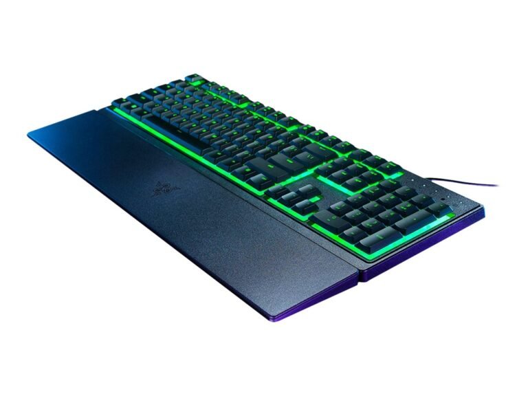 Žaidimų klaviatūra Razer Ornata V3 X ,RGB, Silent Membrane, US, Black