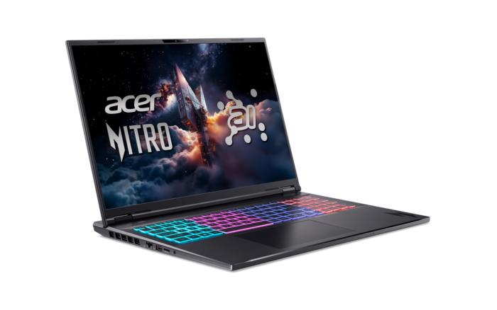 Acer | Nitro 18 AI AN18-61-R25V | Obsidian Black | 18 " | IPS | WQXGA | 2560 x 1600 pixels | AMD Ryzen AI 7 | 350 | 16 GB | DDR5 | Solid-state drive capacity 1000 GB | NVIDIA GeForce RTX 5060 | GDDR7 | 8 GB | Windows 11 Home | 802.11ax | Bluetooth version 5.3 | Keyboard language US international | Keyboard backlit | Warranty 24 month(s)