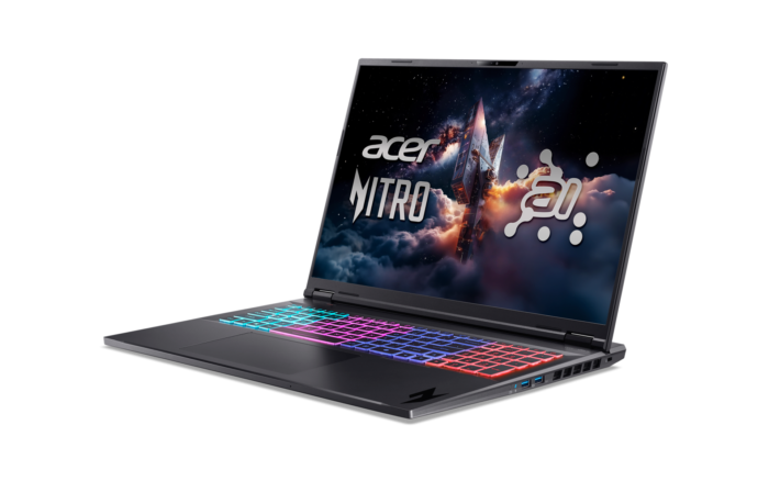 Acer | Nitro 18 AI AN18-61-R25V | Obsidian Black | 18 " | IPS | WQXGA | 2560 x 1600 pixels | AMD Ryzen AI 7 | 350 | 16 GB | DDR5 | Solid-state drive capacity 1000 GB | NVIDIA GeForce RTX 5060 | GDDR7 | 8 GB | Windows 11 Home | 802.11ax | Bluetooth version 5.3 | Keyboard language US international | Keyboard backlit | Warranty 24 month(s)
