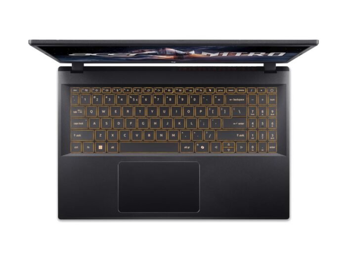 Acer | Nitro V 15 ANV15-52-592S | Obsidian Black | 15.6 " | IPS | FHD | 1920 x 1080 pixels | Intel Core i5 | i5-13420H | 16 GB | DDR4 | Solid-state drive capacity 512 GB | NVIDIA GeForce RTX 5050 | GDDR7 | 8 GB | Windows 11 Home | Bluetooth version 5.2 | Keyboard language US international | Keyboard backlit | Warranty 24 month(s)