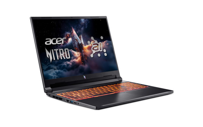 Acer | Nitro V 16 AI ANV16-42-R1PE | Shale Black | 16 " | IPS | WUXGA | 1920 x 1200 pixels | AMD Ryzen 5 | 240 | 16 GB | DDR5 | Solid-state drive capacity 512 GB | NVIDIA GeForce RTX 5050 | GDDR7 | 8 GB | Windows 11 Home | 802.11ax | Bluetooth version 5.3 | Keyboard language US international | Keyboard backlit | Warranty 24 month(s)
