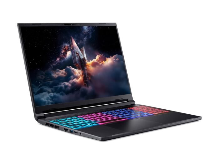 Acer | Nitro V 16S AI AN16S-61-R6Q1 | Obsidian Black | 16 " | IPS | WUXGA | AMD Ryzen AI 7 | 350 | 16 GB | DDR5 | Solid-state drive capacity 1000 GB | NVIDIA GeForce RTX 5060 | Windows 11 Home | 802.11ax | Bluetooth version 5.3 | Keyboard language US international | Keyboard backlit | Warranty 24 month(s)