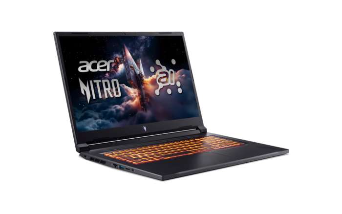 Acer | Nitro V 17 AI ANV17-41-R27Z | Obsidian Black | 17.3 " | IPS | QHD | 2560 x 1440 pixels | AMD Ryzen 7 | 260 | 32 GB | DDR5 | Solid-state drive capacity 1000 GB | NVIDIA GeForce RTX 5060 | GDDR7 | 8 GB | Windows 11 Home | 802.11ax | Bluetooth version 5.3 | Keyboard language US international | Keyboard backlit | Warranty 24 month(s)