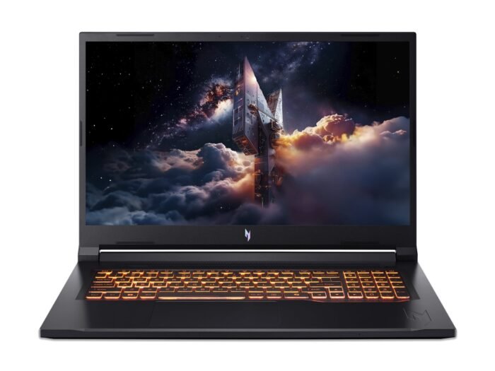Acer | Nitro V 17 AI ANV17-41-R27Z | Obsidian Black | 17.3 " | IPS | QHD | 2560 x 1440 pixels | AMD Ryzen 7 | 260 | 32 GB | DDR5 | Solid-state drive capacity 1000 GB | NVIDIA GeForce RTX 5060 | GDDR7 | 8 GB | Windows 11 Home | 802.11ax | Bluetooth version 5.3 | Keyboard language US international | Keyboard backlit | Warranty 24 month(s)