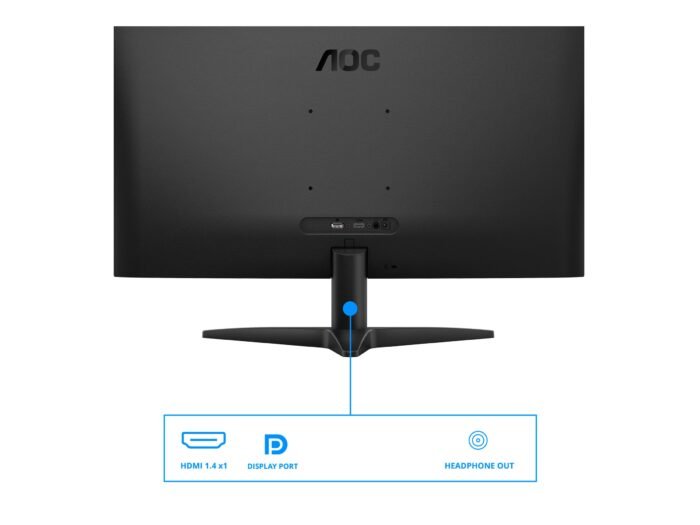 AOC | 27B36X | 27 " | IPS | FHD | 16:9 | 144 Hz | 4 ms | 1920 x 1080 pixels | 300 cd/m² | HDMI ports quantity 1 | Black