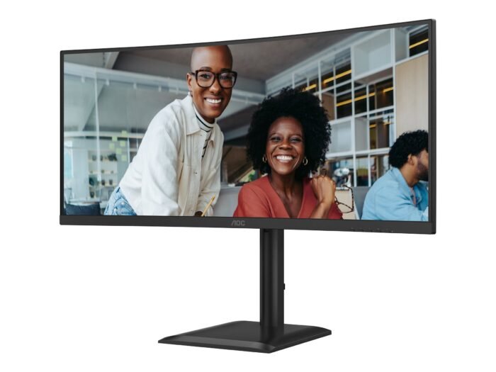 AOC CU34E4CV | 34 " | VA | 21:9 | 120 Hz | 4 ms | 3440 x 1440 pixels | HDMI ports quantity 2 | Black