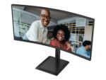AOC CU34E4CV | 34 " | VA | 21:9 | 120 Hz | 4 ms | 3440 x 1440 pixels | HDMI ports quantity 2 | Black