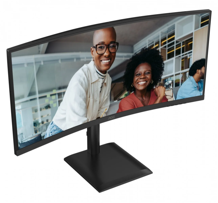 AOC CU34E4CV | 34 " | VA | 21:9 | 120 Hz | 4 ms | 3440 x 1440 pixels | HDMI ports quantity 2 | Black