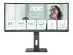 AOC | CU34P3CV | 34 " | VA | 21:9 | 100 Hz | 4 ms | 3440 x 1440 pixels | HDMI ports quantity 1