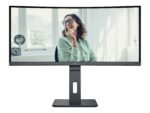 AOC | CU34P3CV | 34 " | VA | 21:9 | 100 Hz | 4 ms | 3440 x 1440 pixels | HDMI ports quantity 1