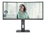 AOC | CU34P3CV | 34 " | VA | 21:9 | 100 Hz | 4 ms | 3440 x 1440 pixels | HDMI ports quantity 1
