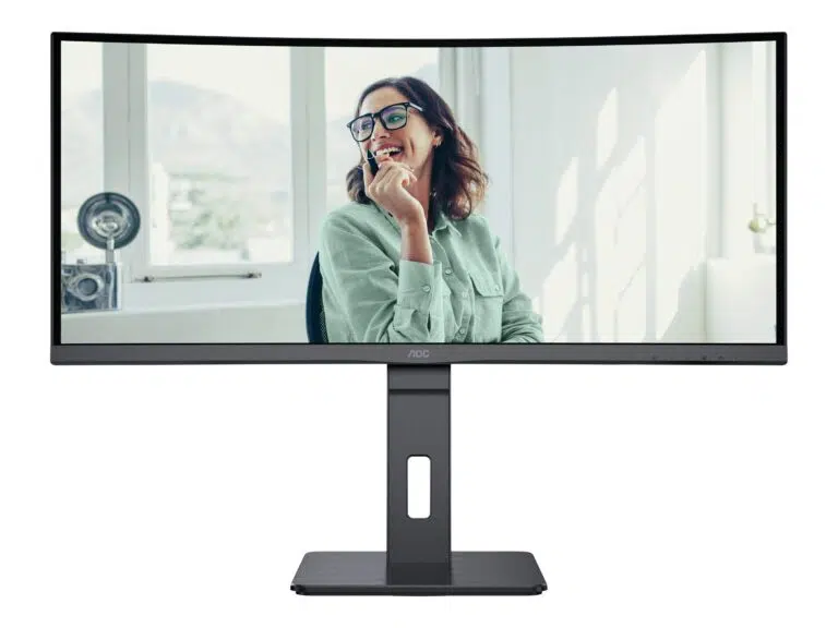 AOC | CU34P3CV | 34 " | VA | 21:9 | 100 Hz | 4 ms | 3440 x 1440 pixels | HDMI ports quantity 1