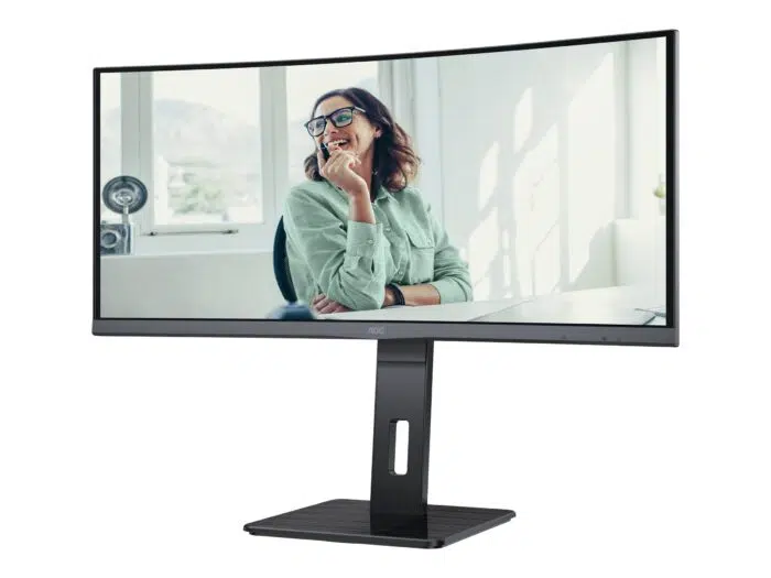 AOC | CU34P3CV | 34 " | VA | 21:9 | 100 Hz | 4 ms | 3440 x 1440 pixels | HDMI ports quantity 1