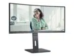 AOC | CU34P3CV | 34 " | VA | 21:9 | 100 Hz | 4 ms | 3440 x 1440 pixels | HDMI ports quantity 1