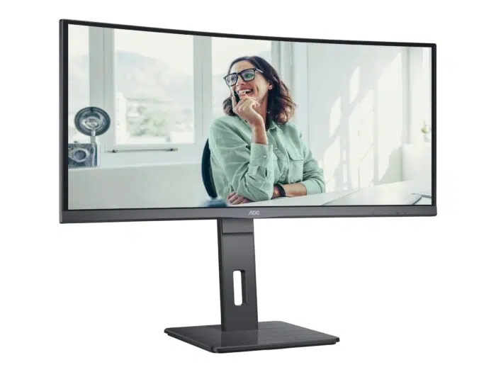 AOC | CU34P3CV | 34 " | VA | 21:9 | 100 Hz | 4 ms | 3440 x 1440 pixels | HDMI ports quantity 1