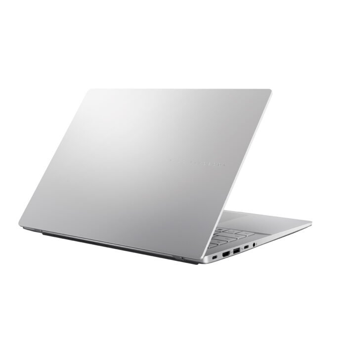 Asus Vivobook S14 | Cool Silver | 14 " | IPS | WUXGA | 60 Hz | 1920 x 1200 pixels | Anti-glare | Intel Core i5 | i5-13420H | 16 GB | DDR5 | Solid-state drive capacity 512 GB | Intel Graphics | Windows 11 Home | 802.11ax | Bluetooth version 5.3 | Keyboard language US international | Keyboard backlit | Battery warranty 12 month(s) | Warranty 24 month(s)