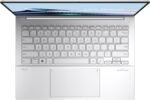 Asus | Zenbook 14 UX3405CA-QL219W | Foggy Silver | 14 " | OLED | Touchscreen | WUXGA | 1920 x 1200 pixels | 60 Hz | Glossy | Intel Core Ultra 5 | 225H | 16 GB | LPDDR5X | Solid-state drive capacity 512 GB | Intel Graphics | Windows 11 Home | 802.11be | Bluetooth version 5.4 | Keyboard language US international | Keyboard backlit | Warranty 24 month(s) | Battery warranty 12 month(s)