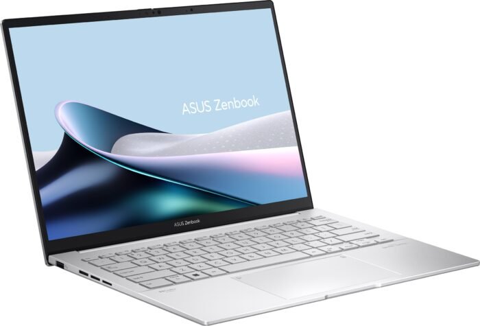Asus | Zenbook 14 UX3405CA-QL219W | Foggy Silver | 14 " | OLED | Touchscreen | WUXGA | 1920 x 1200 pixels | 60 Hz | Glossy | Intel Core Ultra 5 | 225H | 16 GB | LPDDR5X | Solid-state drive capacity 512 GB | Intel Graphics | Windows 11 Home | 802.11be | Bluetooth version 5.4 | Keyboard language US international | Keyboard backlit | Warranty 24 month(s) | Battery warranty 12 month(s)
