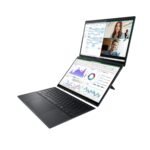 Asus | Zenbook Duo UX8406CA-PZ009W | Basalt Gray | 14 " | OLED | Touchscreen | 3K | 2880 x 1800 pixels | Glossy | Intel Core Ultra 9 | 285H | 32 GB | LPDDR5X | Solid-state drive capacity 2000 GB | Intel Graphics | Windows 11 Home | 802.11be | Bluetooth version 5.4 | Keyboard language US international | Keyboard backlit