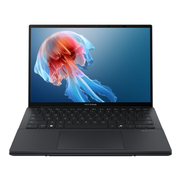 Asus | Zenbook Duo UX8406CA-QL287W | Inkwell Gray | 14 " | OLED | Touchscreen | FHD | 1920 x 1200 pixels | Intel Core Ultra 7 | 255H | 16 GB | LPDDR5X | Solid-state drive capacity 1000 GB | Intel Arc Graphics | Windows 11 Home | 802.11be | Bluetooth version 5.4 | Keyboard language US international | Keyboard backlit | Warranty 24 month(s) | Battery warranty 12 month(s)