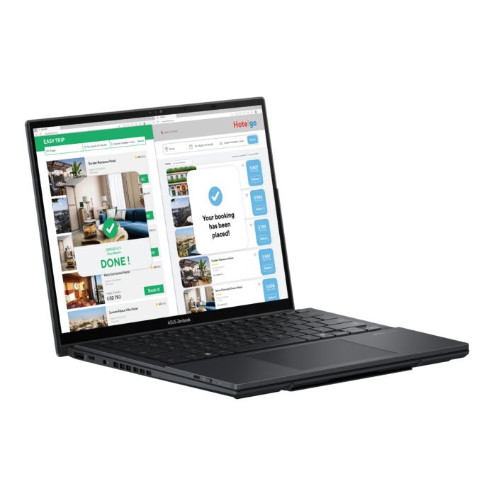 Asus | Zenbook Duo UX8406CA-QL287W | Inkwell Gray | 14 " | OLED | Touchscreen | FHD | 1920 x 1200 pixels | Intel Core Ultra 7 | 255H | 16 GB | LPDDR5X | Solid-state drive capacity 1000 GB | Intel Arc Graphics | Windows 11 Home | 802.11be | Bluetooth version 5.4 | Keyboard language US international | Keyboard backlit | Warranty 24 month(s) | Battery warranty 12 month(s)