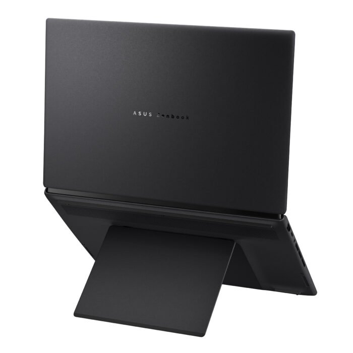 Asus | Zenbook Duo UX8407AA-SN066W | Moher Gray | 14 " | OLED | Touchscreen | 2.8K | 2880 x 1800 pixels | 144 Hz | Anti-Reflective | Intel Core Ultra X9 | 378H | 32 GB | LPDDR5X | Solid-state drive capacity 2000 GB | Intel Arc Graphics | Windows 11 Pro | 802.11be | Bluetooth version 5.4 | Keyboard language US international | Keyboard backlit | Warranty 24 month(s) | Battery warranty 12 month(s)