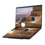 Asus | Zenbook Duo UX8407AA-SN066W | Moher Gray | 14 " | OLED | Touchscreen | 2.8K | 2880 x 1800 pixels | 144 Hz | Anti-Reflective | Intel Core Ultra X9 | 378H | 32 GB | LPDDR5X | Solid-state drive capacity 2000 GB | Intel Arc Graphics | Windows 11 Pro | 802.11be | Bluetooth version 5.4 | Keyboard language US international | Keyboard backlit | Warranty 24 month(s) | Battery warranty 12 month(s)