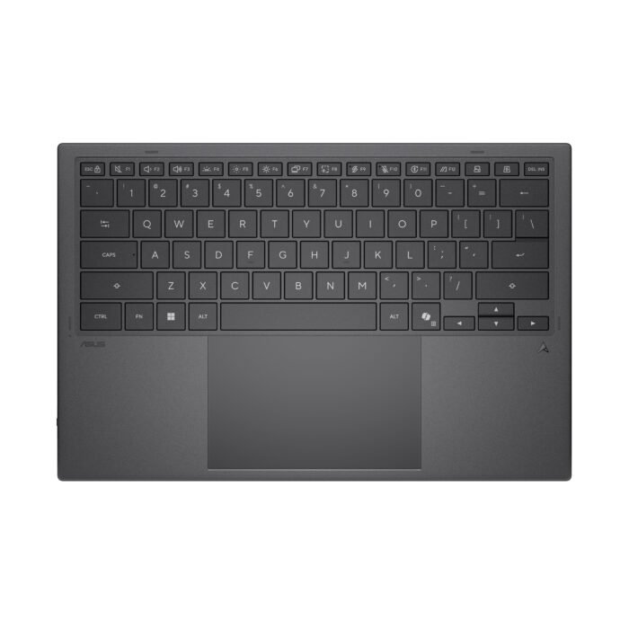 Asus | Zenbook Duo UX8407AA-SN066W | Moher Gray | 14 " | OLED | Touchscreen | 2.8K | 2880 x 1800 pixels | 144 Hz | Anti-Reflective | Intel Core Ultra X9 | 378H | 32 GB | LPDDR5X | Solid-state drive capacity 2000 GB | Intel Arc Graphics | Windows 11 Pro | 802.11be | Bluetooth version 5.4 | Keyboard language US international | Keyboard backlit | Warranty 24 month(s) | Battery warranty 12 month(s)