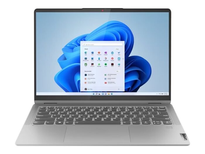 Lenovo IdeaPad Flex 5 14ABR8 | Arctic Grey | 14 " | IPS | Touchscreen | WUXGA | 1920 x 1200 pixels | Glossy | AMD Ryzen 5 | 5625U | 16 GB | Soldered LPDDR4x | Solid-state drive capacity 512 GB | AMD Radeon Graphics | Windows 11 Home | 802.11ax | Bluetooth version 5.3 | Keyboard language English | Keyboard backlit | Warranty 24 month(s) | Battery warranty 12 month(s)
