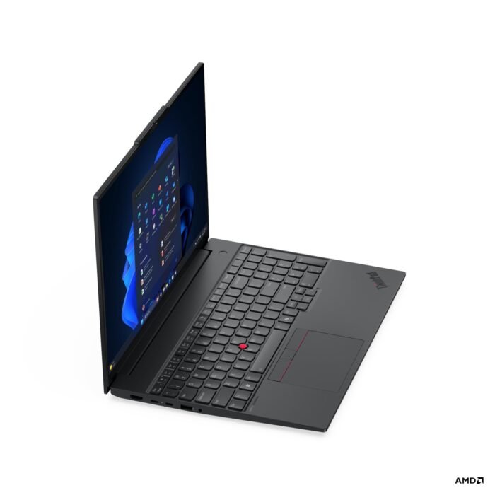 Lenovo ThinkPad E16 G3 AMD | Black | 16 " | IPS | WUXGA | 1920 x 1200 pixels | Anti-glare | AMD Ryzen 5 | 230 | 16 GB | SO-DIMM DDR5 | Solid-state drive capacity 512 GB | AMD Radeon 760M Graphics | Windows 11 Pro | 802.11ax | Bluetooth version 5.3 | Keyboard language English | Keyboard backlit | Warranty 36 month(s) | Battery warranty 12 month(s)