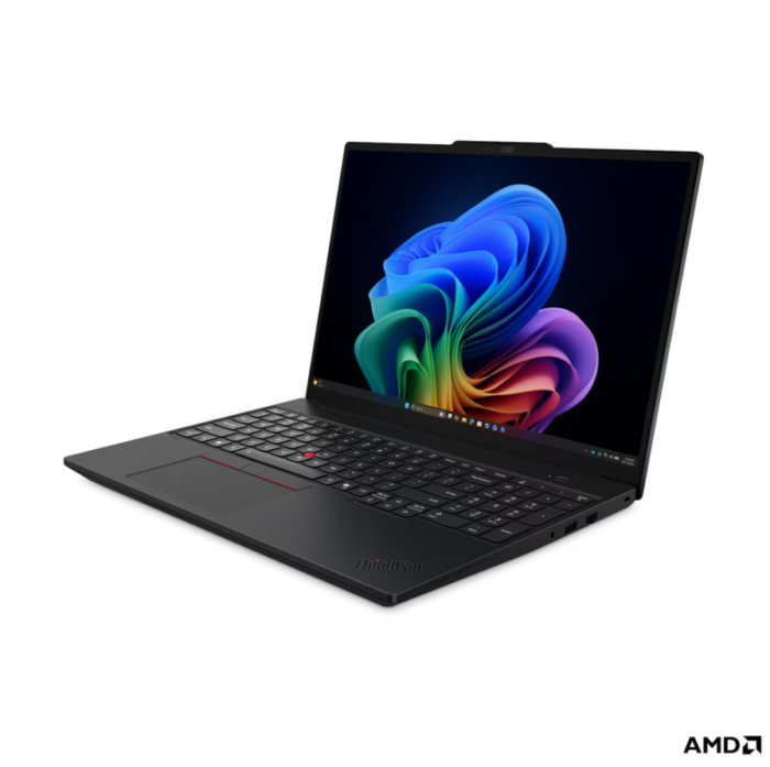 Lenovo ThinkPad T16 G5 AMD | Black | 16 " | IPS | WUXGA | 1920 x 1200 pixels | Anti-glare | AMD Ryzen 5 PRO | 215 | 16 GB | SODIMM DDR5 | Solid-state drive capacity 512 GB | AMD Radeon 740M Graphics | Windows 11 Pro | 802.11be | Bluetooth version 5.4 | Keyboard language English | Keyboard backlit | Warranty 36 month(s) | Battery warranty 12 month(s)