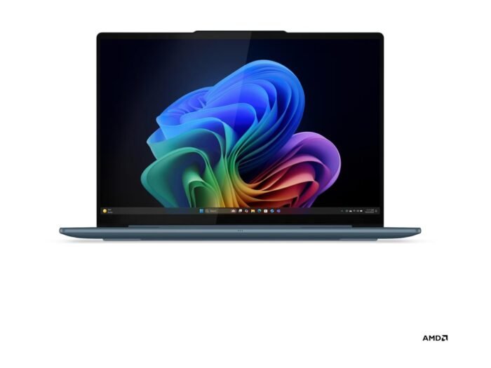 Lenovo Yoga Slim 7 14AKP10 AMD | Tidal Teal | 14 " | OLED | WUXGA | 1920 x 1200 pixels | Glossy | AMD Ryzen AI 5 | 340 | 16 GB | Soldered LPDDR5 | Solid-state drive capacity 512 GB | AMD Radeon 840M Graphics | Windows 11 Home | 802.11be | Bluetooth version 5.4 | Keyboard language English | Keyboard backlit | Warranty 24 month(s) | Battery warranty 12 month(s)