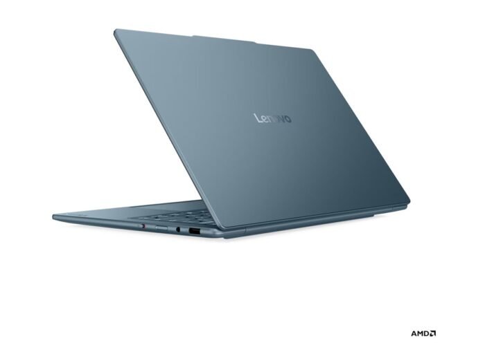 Lenovo Yoga Slim 7 14AKP10 AMD | Tidal Teal | 14 " | OLED | WUXGA | 1920 x 1200 pixels | Glossy | AMD Ryzen AI 5 | 340 | 16 GB | Soldered LPDDR5 | Solid-state drive capacity 512 GB | AMD Radeon 840M Graphics | Windows 11 Home | 802.11be | Bluetooth version 5.4 | Keyboard language English | Keyboard backlit | Warranty 24 month(s) | Battery warranty 12 month(s)