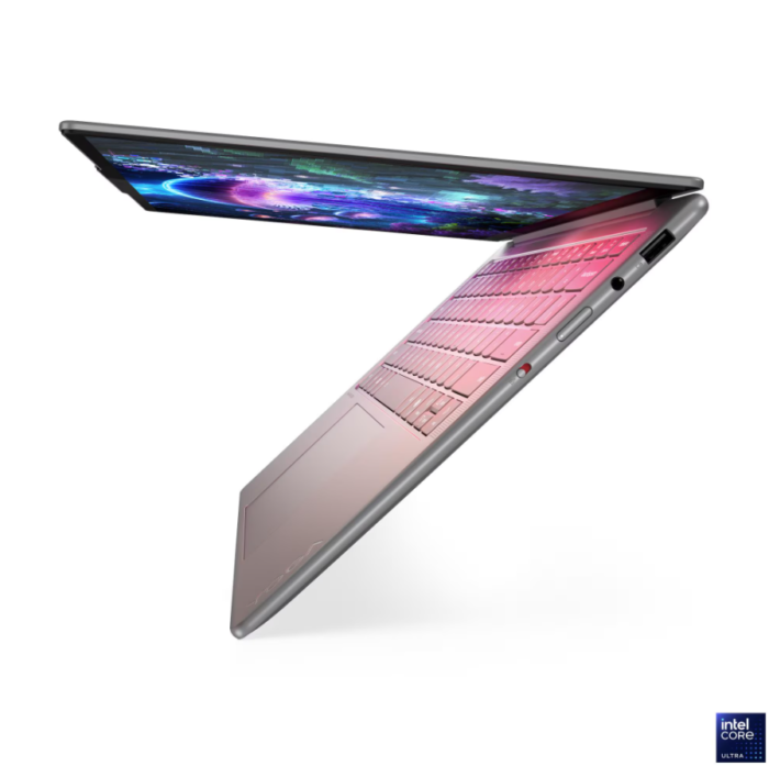 Lenovo Yoga Slim 7 14ILL10 Intel | Luna Grey | 14 " | OLED | WUXGA | 1920 x 1200 pixels | Glossy | Intel Core Ultra 7 | 256V | 16 GB | Soldered LPDDR5X | Solid-state drive capacity 512 GB | Intel Arc Graphics 140V | Windows 11 Home | 802.11be | Bluetooth version 5.4 | Keyboard language English | Keyboard backlit | Warranty 24 month(s) | Battery warranty 12 month(s)