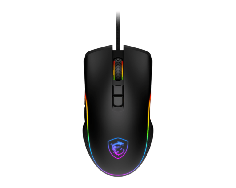 MSI FORGE GM300 Gaming Mouse, optinė, laidinė, 7200 DPI, USB 2.0, Black