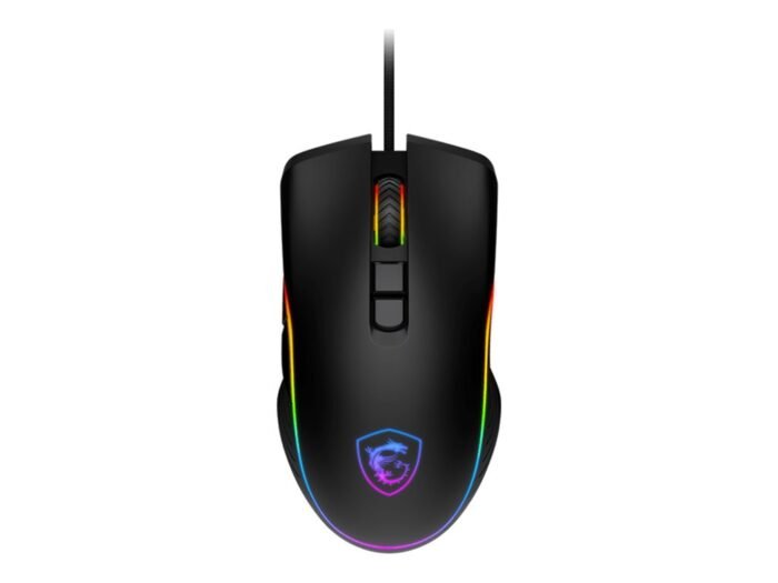 MSI FORGE GM300 Gaming Mouse, optinė, laidinė, 7200 DPI, USB 2.0, Black